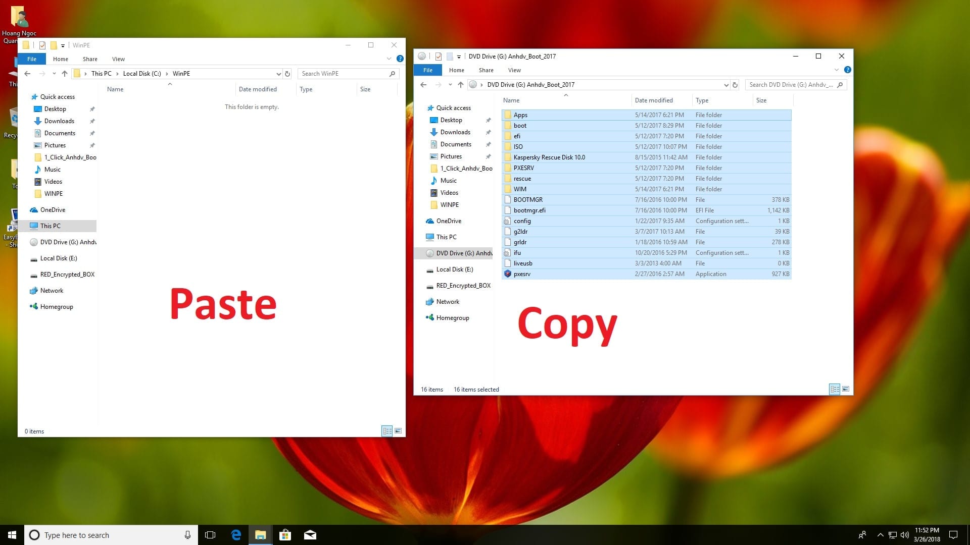 Hướng dẫn tạo Boot Khởi động song song cùng Windows | Không cần USB chuẩn UEFI – Legacy Song Song với Windows | - ảnh 3