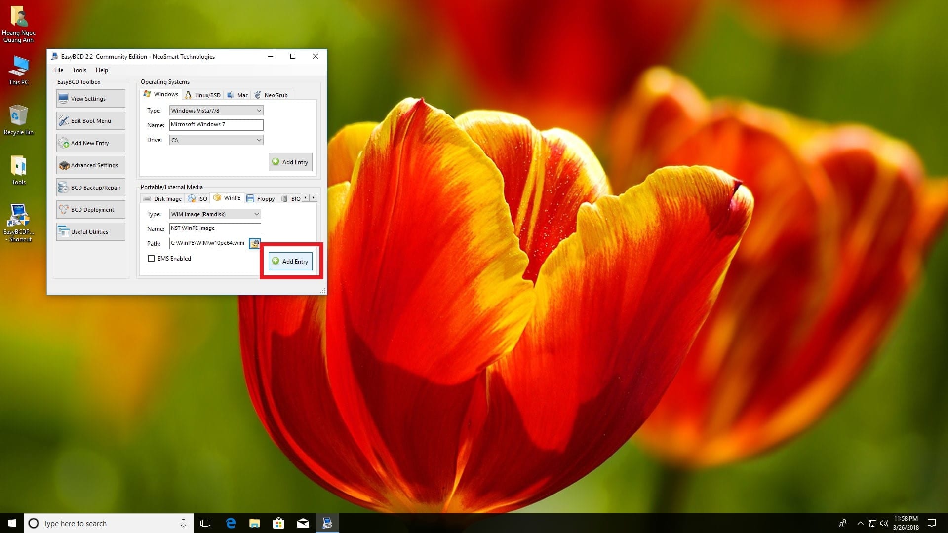 Hướng dẫn tạo Boot Khởi động song song cùng Windows | Không cần USB chuẩn UEFI – Legacy Song Song với Windows | - ảnh 6