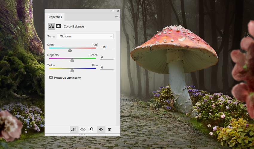 mushroom 1 color balance